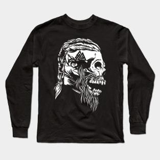 Viking Skull Dead Man Long Sleeve T-Shirt